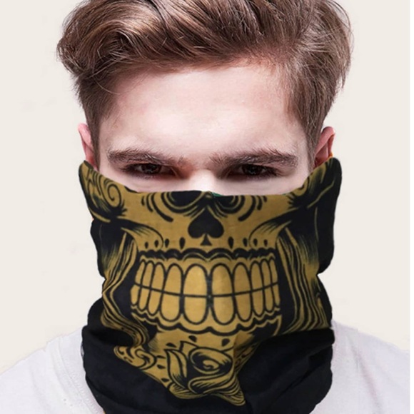 Other - Face mask scarf Men Skull Pattern New